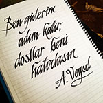Kaligrafi yazı